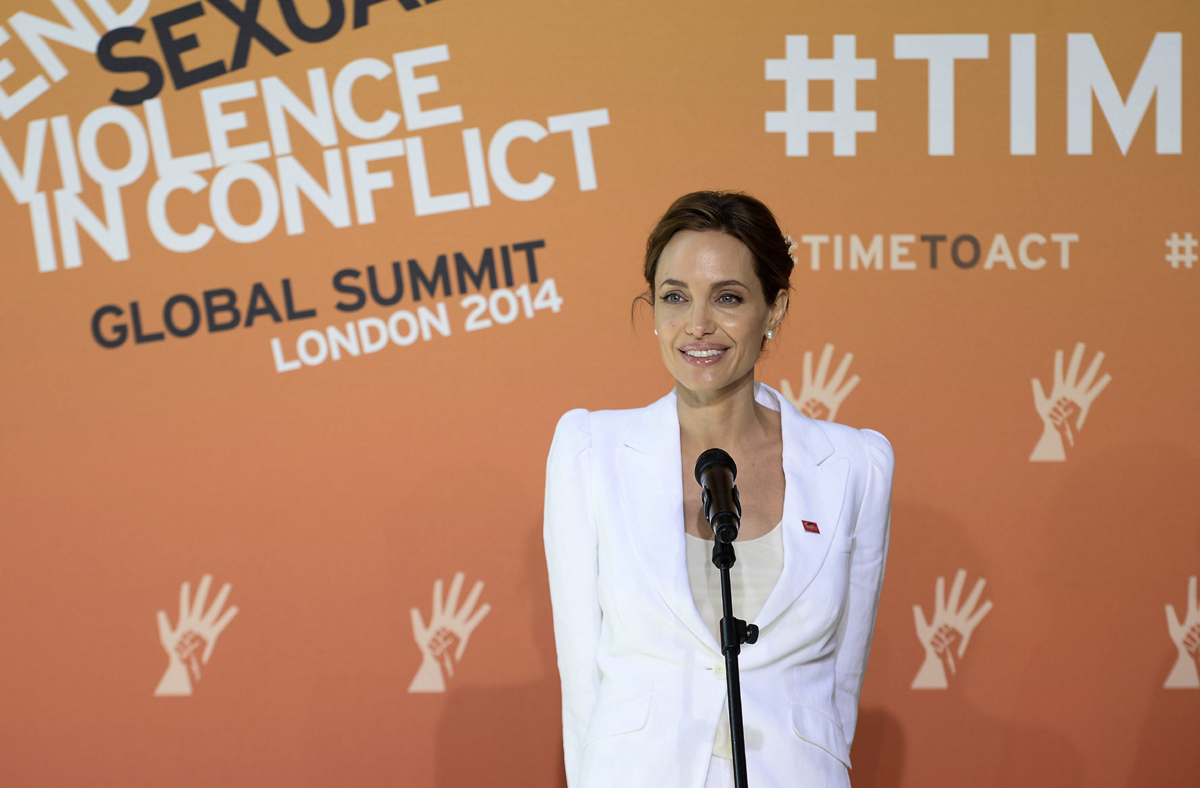 Angelina Jolie: violaciones son ‘un arma de guerra’ contra población civil