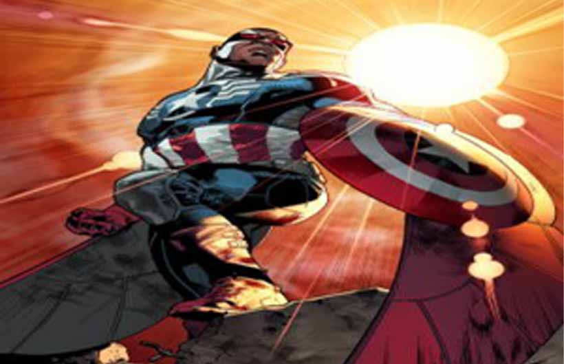 Marvel cambia de raza al Capitán América y lo mete en la piel de Falcon