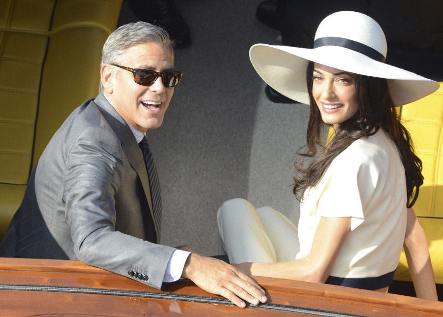 George Clooney y Amal Alamuddin se dieron ‘el sí quiero’ en Venecia