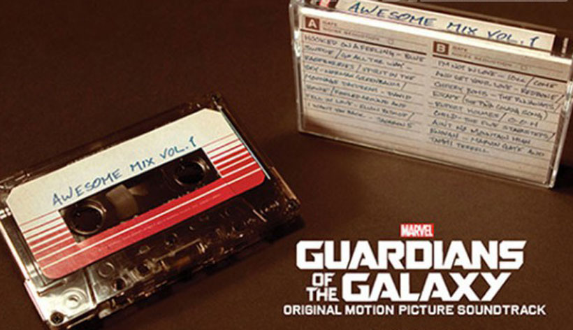 Banda sonora de ‘Guardianes de la Galaxia’ será reeditada en formato cassette