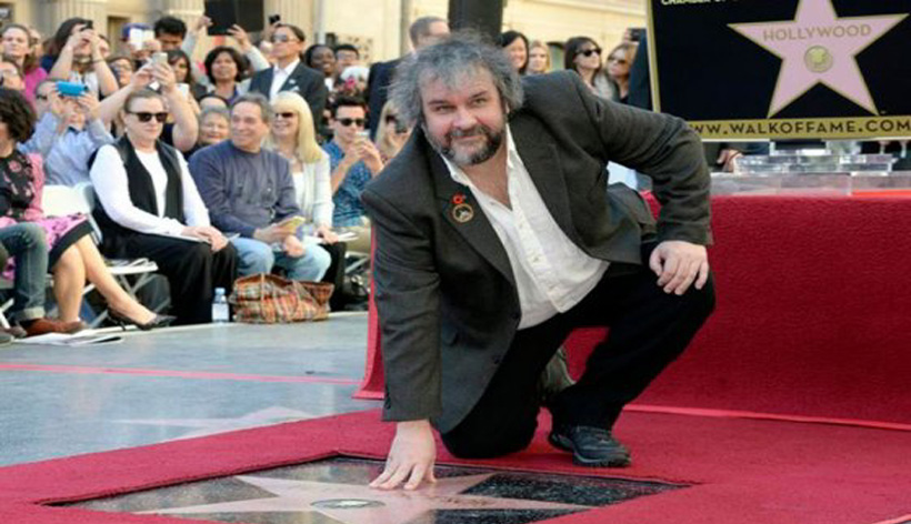 Peter Jackson cumplió su sueño con una estrella en el Paseo de la Fama