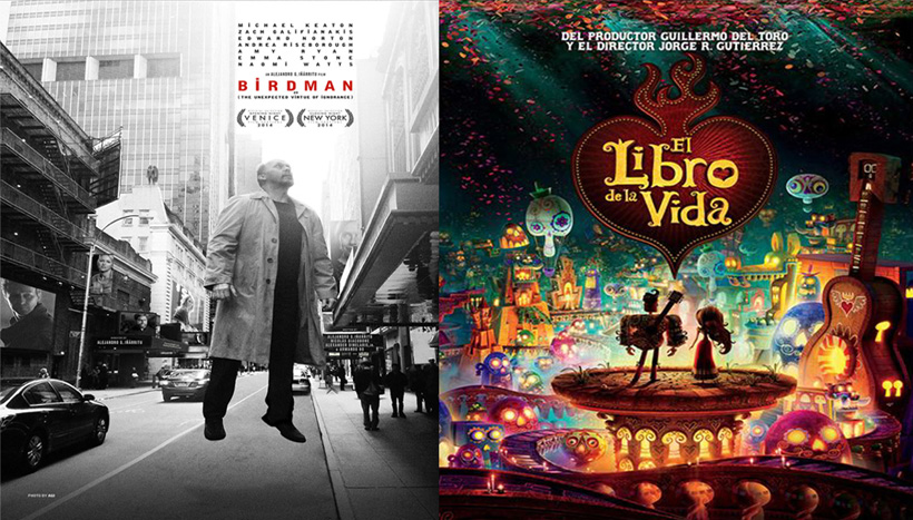 ‘Birdman’ y ‘El libro de la vida’ nominadas por productores