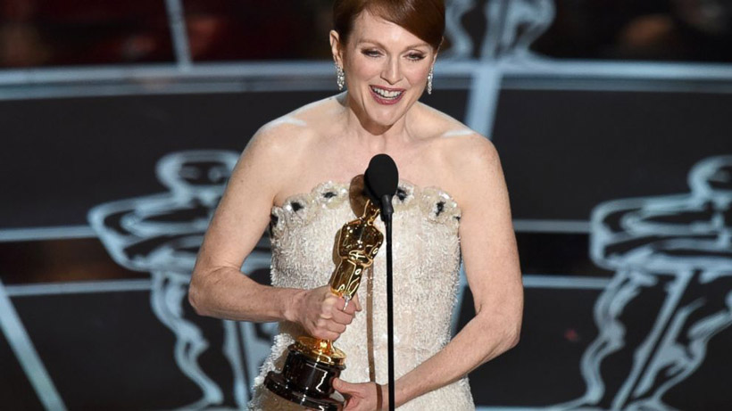 Julianne Moore se llevó el Oscar a la mejor actriz