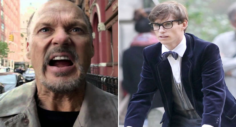 Michael Keaton vs. Eddie Redmayne, uno de los dilemas de los Oscar