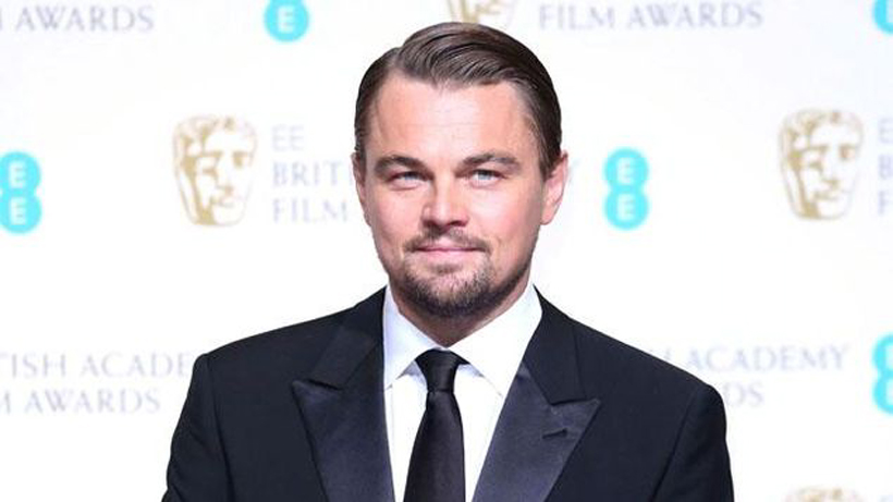 Leonardo DiCaprio graba escenas de su última película