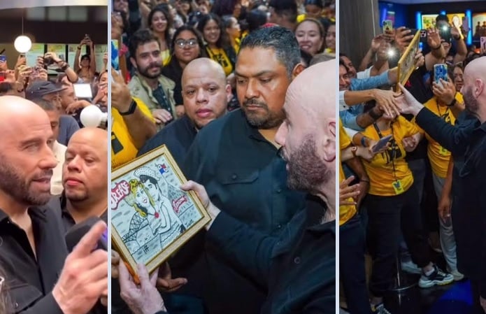 John Travolta se luce en el cierre del Festival de Cine en Panamá