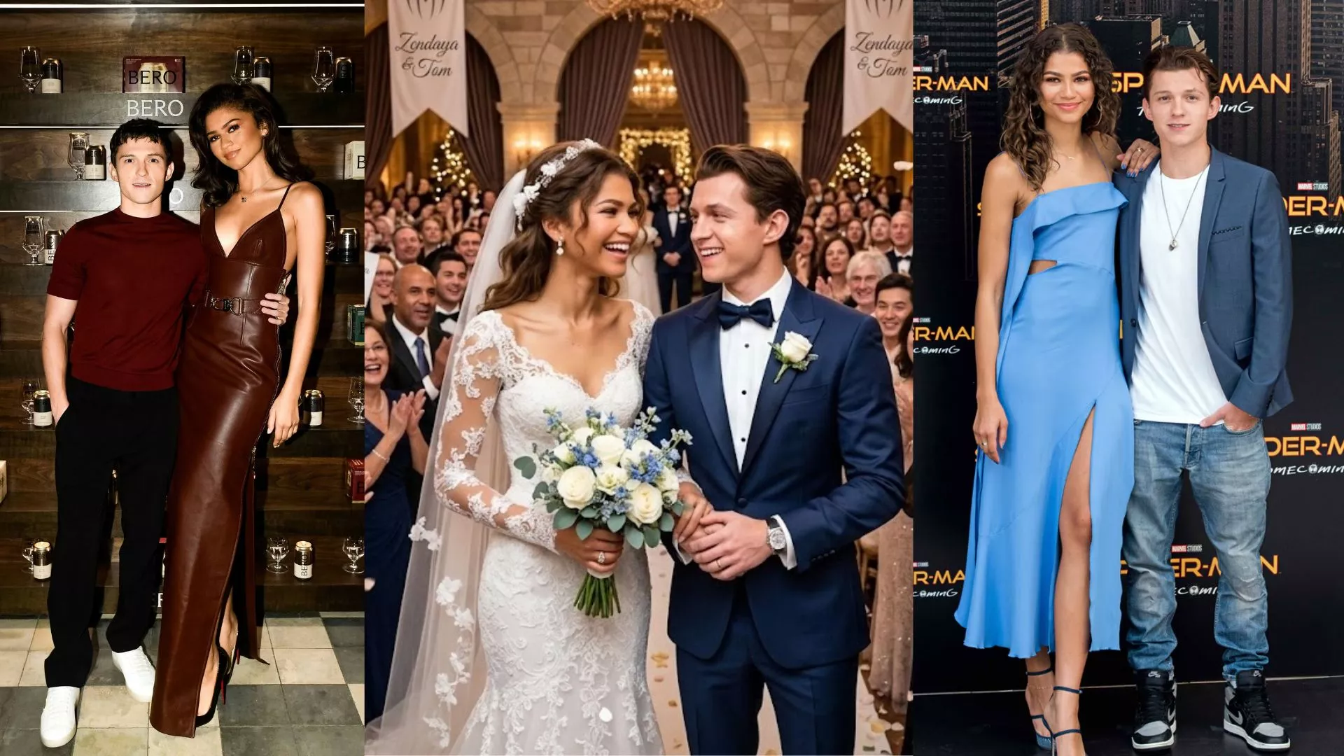 ¿ROMPÍO LA MALDICIÓN DE LOS SPIDER-MAN? TOM HOLLAND Y ZENDAYA SE CASARON