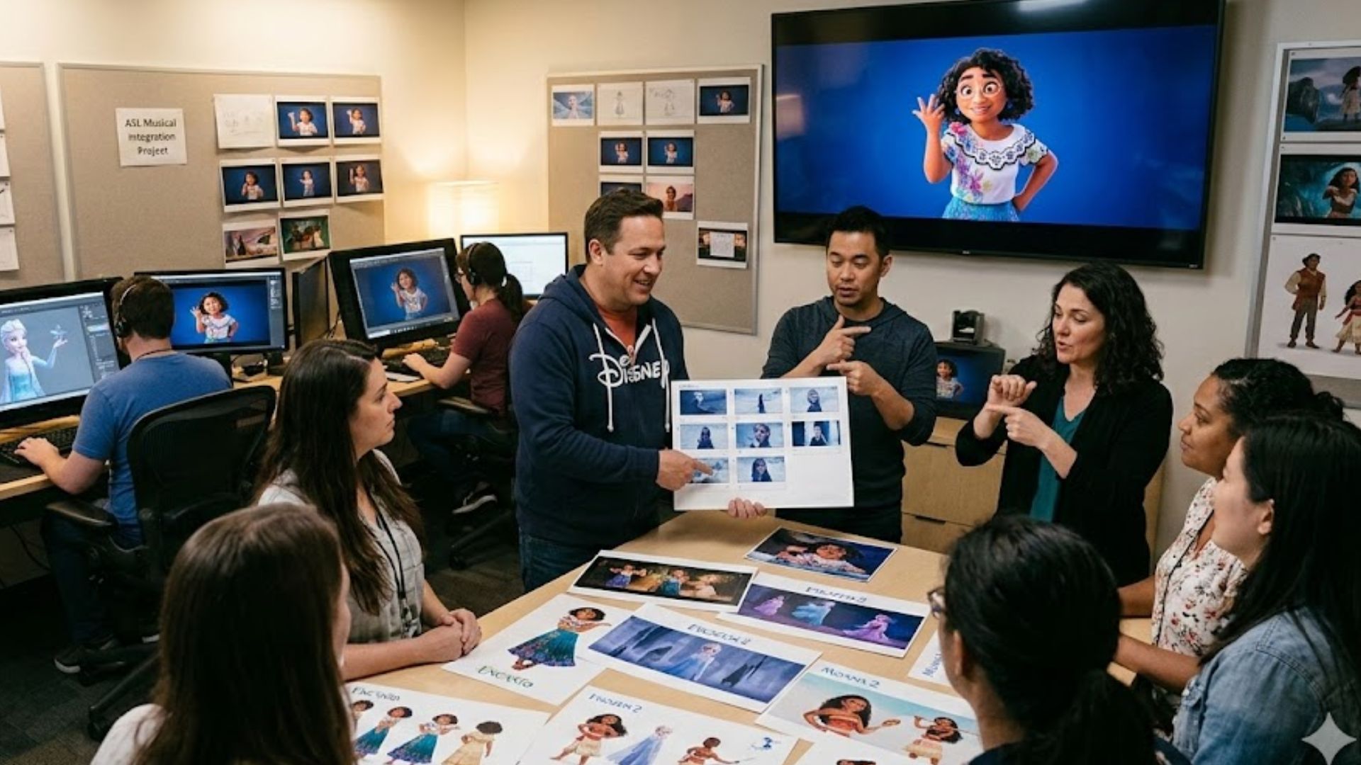 Disney adapta canciones de Encanto, Frozen 2 y Moana 2 a lengua de signos